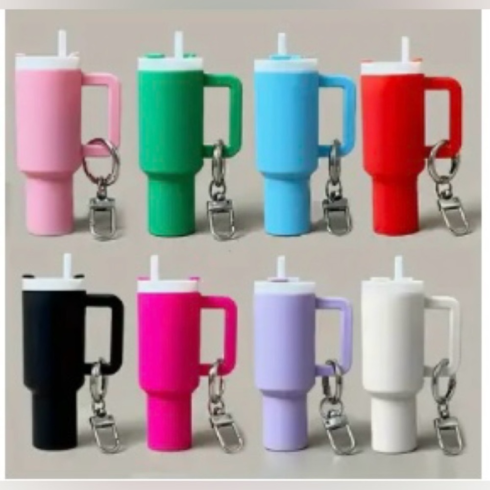 2 Stanley keychains with storage